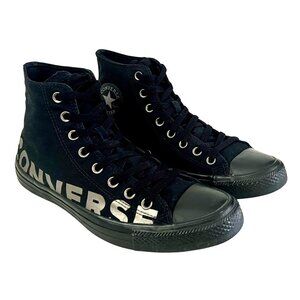 Converse 9.5 Chuck Taylor All Star High Street Wordmark 2.0 Sneaker Black 165429